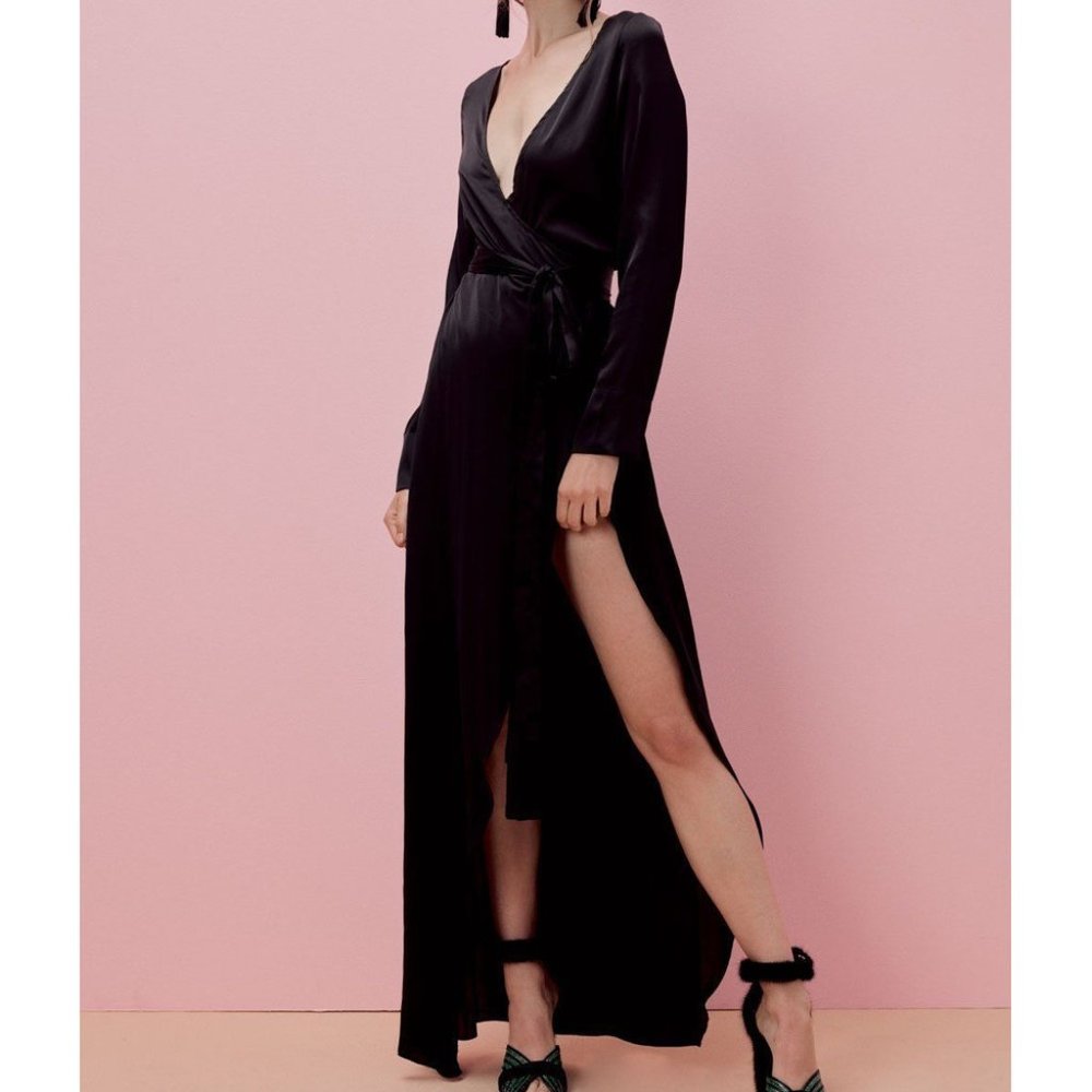 For Love and Lemons longsleeve wrap dress